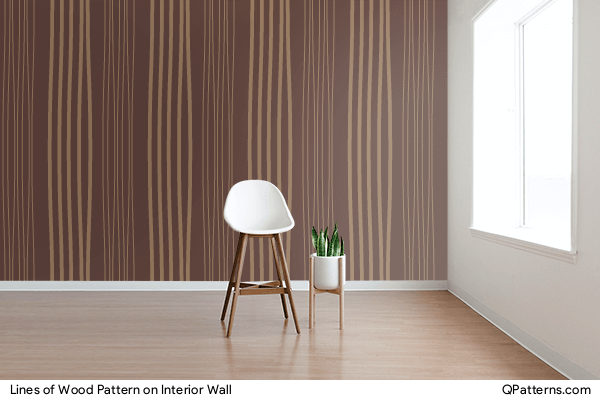 Lines of Wood Pattern on interior-wall