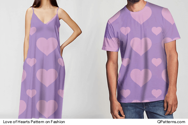 Love of Hearts Pattern on fashion
