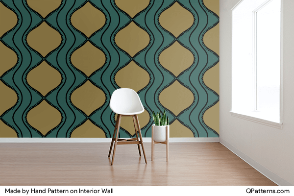 Made by Hand Pattern on interior-wall