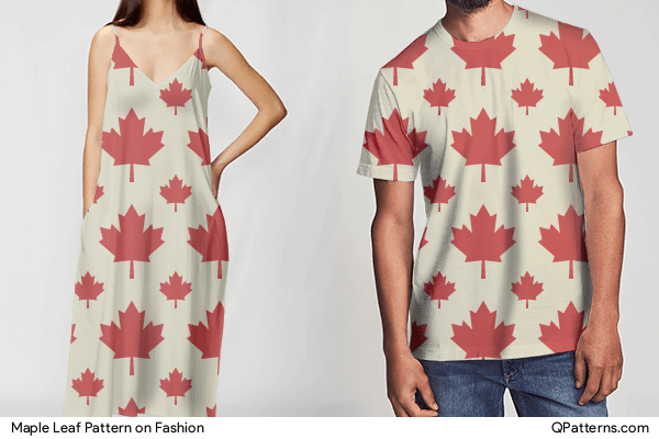Maple Leaf Pattern on fashion