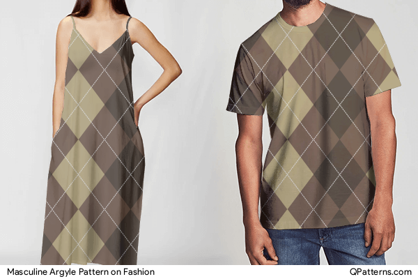 Masculine Argyle Pattern on fashion
