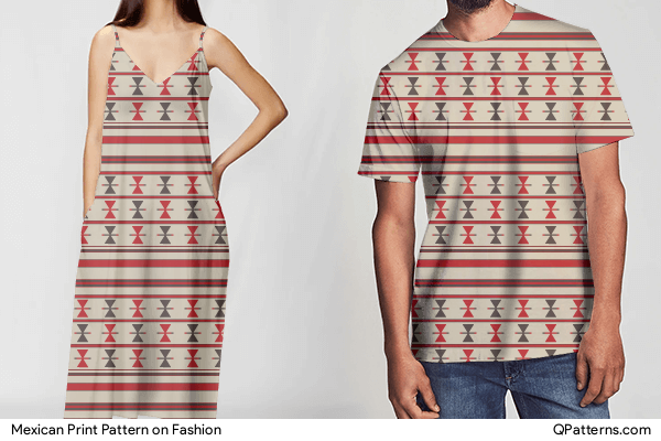 Mexican Print Pattern on fashion
