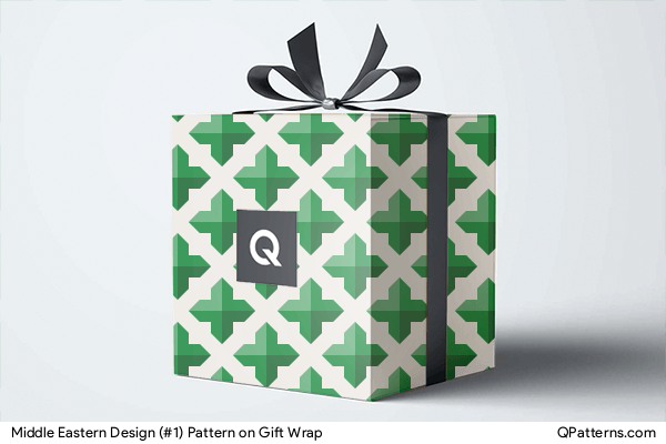 Middle Eastern Design (#1) Pattern on gift-wrap