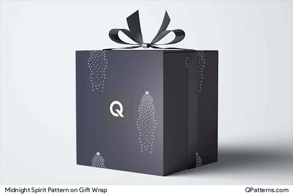 Midnight Spirit Pattern on gift-wrap