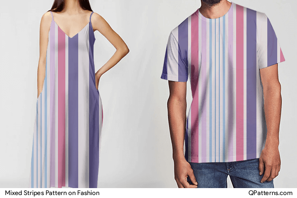 Mixed Stripes Pattern on fashion
