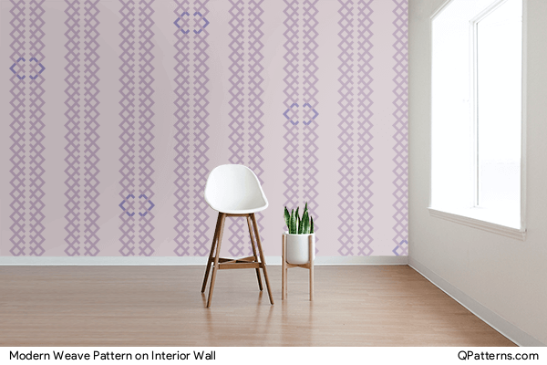 Modern Weave Pattern on interior-wall