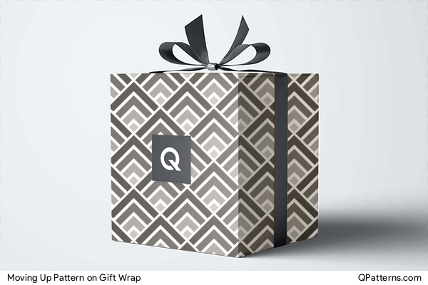 Moving Up Pattern on gift-wrap