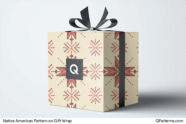 Native American Pattern on gift-wrap
