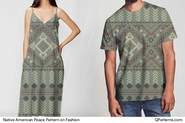 Native American Peace Pattern on fashion