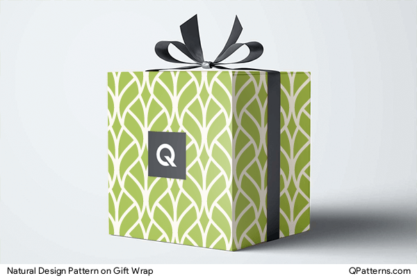 Natural Design Pattern on gift-wrap
