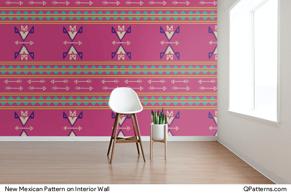 New Mexican Pattern on interior-wall