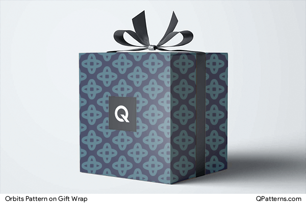 Orbits Pattern on gift-wrap