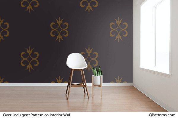 Over-indulgent Pattern on interior-wall