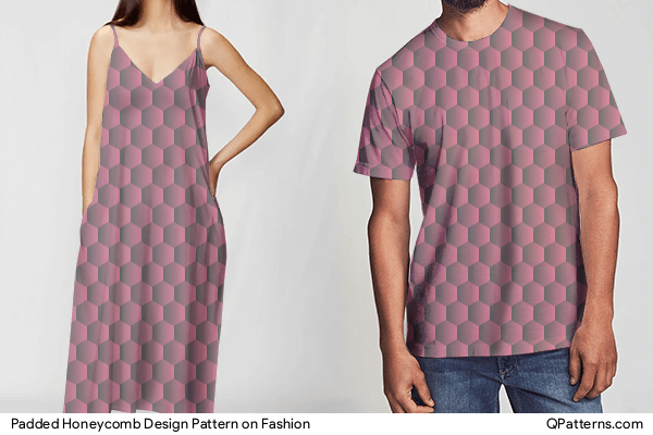 Padded Honeycomb Design Pattern on fashion