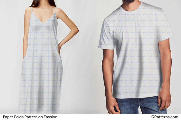 Paper Folds Pattern on fashion