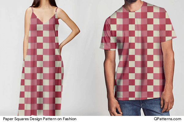 Paper Squares Design Pattern on fashion