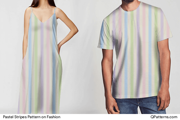 Pastel Stripes Pattern on fashion