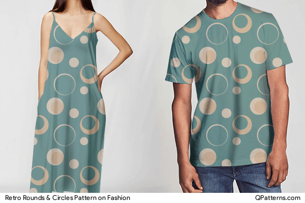 Retro Rounds & Circles Pattern on fashion