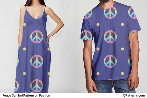 Peace Symbol Pattern on fashion