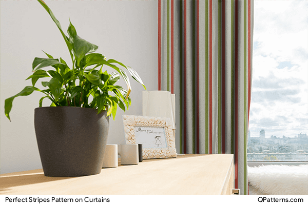 Perfect Stripes Pattern on curtains
