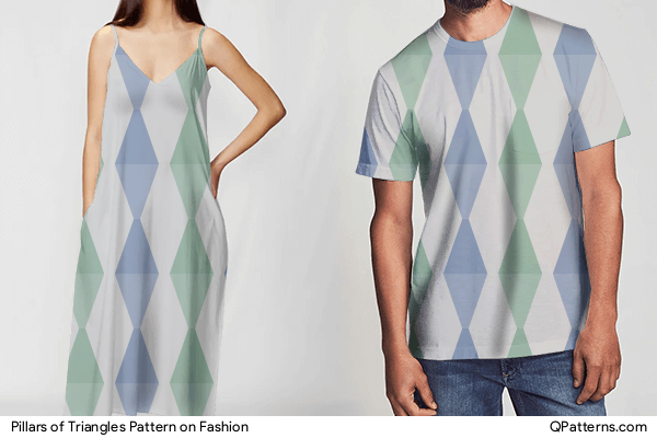 Pillars of Triangles Pattern on fashion