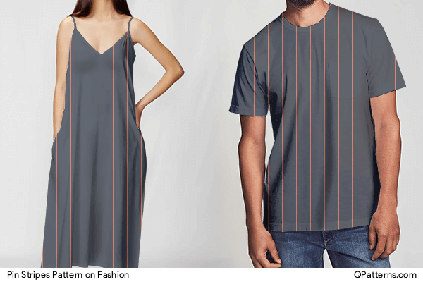 Pin Stripes Pattern on fashion