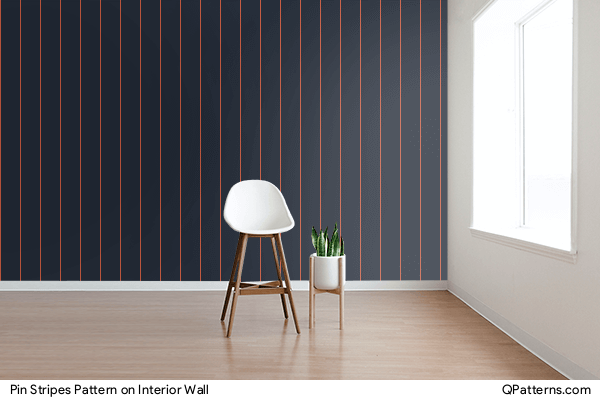 Pin Stripes Pattern on interior-wall