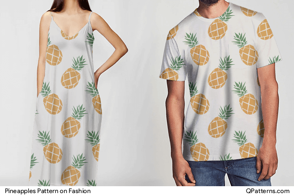 Pineapples Pattern on fashion