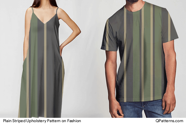 Plain Striped Upholstery Pattern on fashion