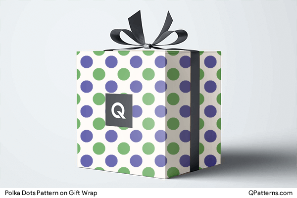 Polka Dots Pattern on gift-wrap