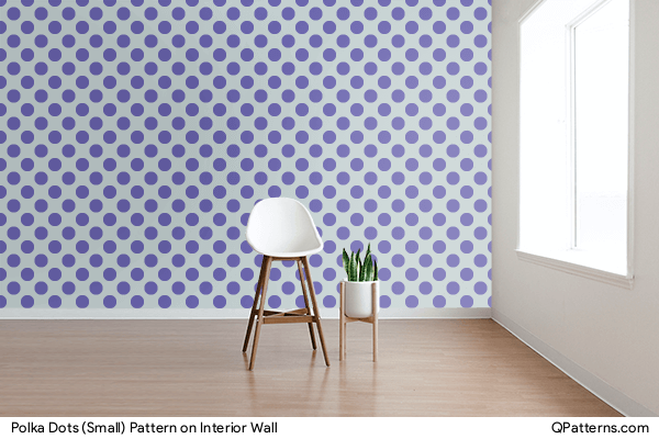 Polka Dots (Small) Pattern on interior-wall