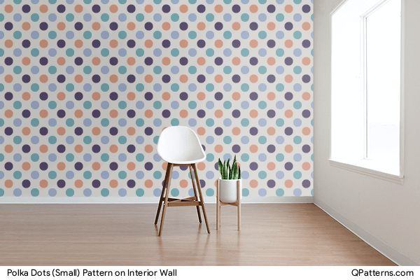 Polka Dots (Small) Pattern on interior-wall