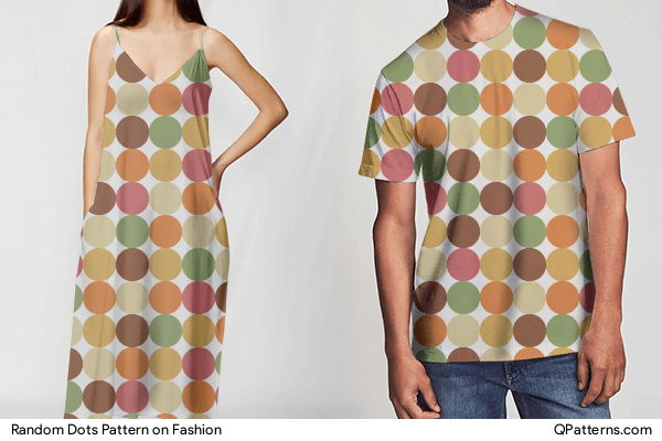 Random Dots Pattern on fashion