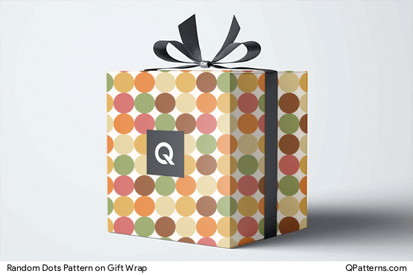 Random Dots Pattern on gift-wrap