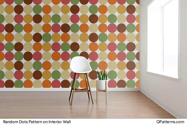 Random Dots Pattern on interior-wall