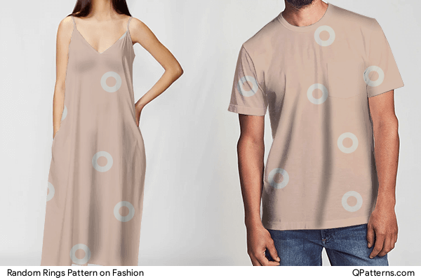 Random Rings Pattern on fashion