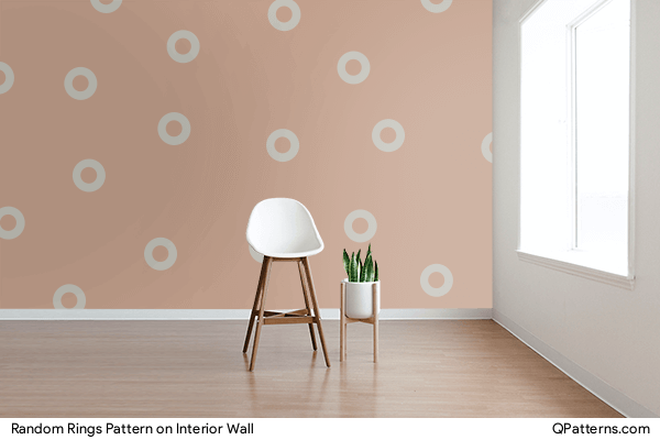 Random Rings Pattern on interior-wall