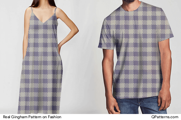 Real Gingham Pattern on fashion