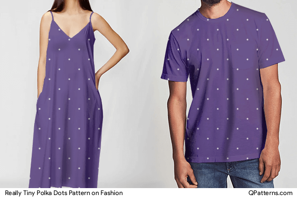 Really Tiny Polka Dots Pattern on fashion