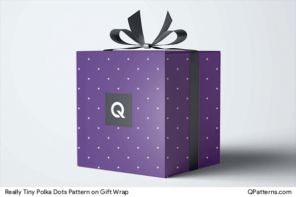 Really Tiny Polka Dots Pattern on gift-wrap