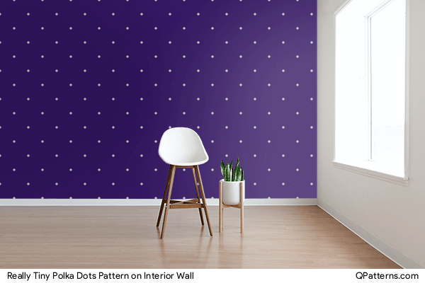 Really Tiny Polka Dots Pattern on interior-wall