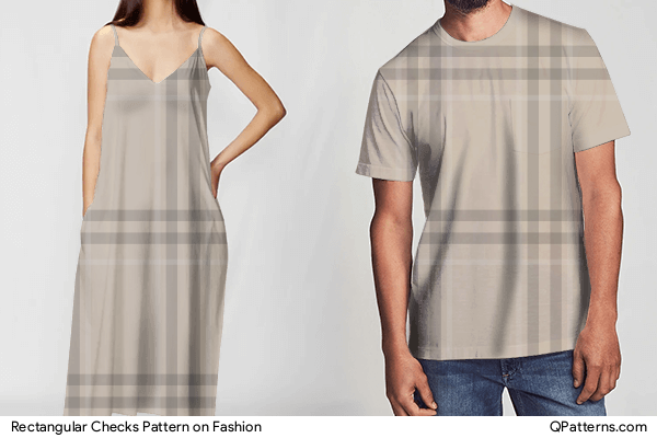 Rectangular Checks Pattern on fashion