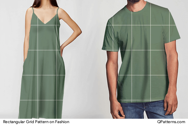 Rectangular Grid Pattern on fashion