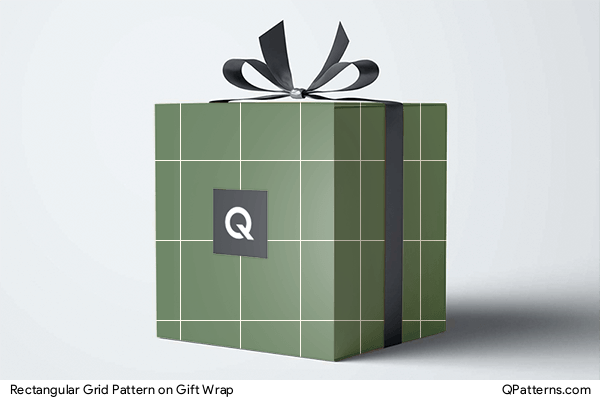 Rectangular Grid Pattern on gift-wrap