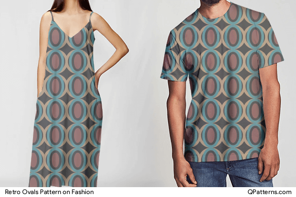 Retro Ovals Pattern on fashion