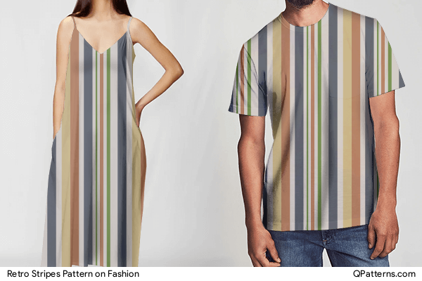 Retro Stripes Pattern on fashion
