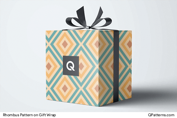 Rhombus Pattern on gift-wrap