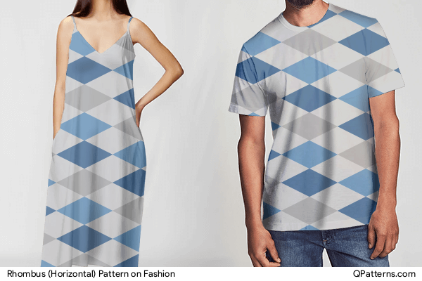 Rhombus (Horizontal) Pattern on fashion