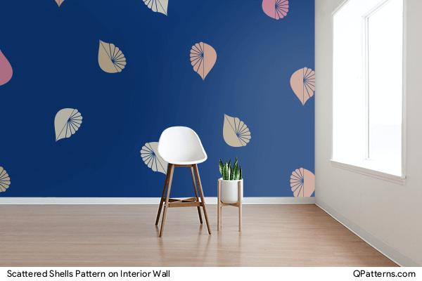 Scattered Shells Pattern on interior-wall