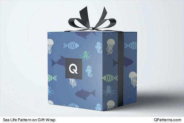 Sea Life Pattern on gift-wrap